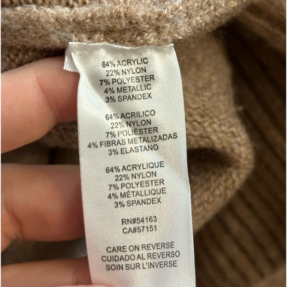 KARL LAGERFELD PARIS Fair Isle Metallic Sweater - Picture 5 of 6